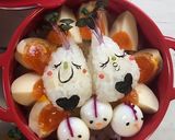 【簡単】 キャラ弁 とんがり頭の顔むすび作り方20写真