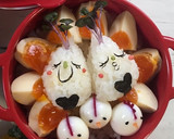 【簡単】 キャラ弁 とんがり頭の顔むすび作り方20写真