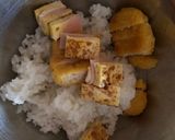 納豆とチキンナゲットのご飯(+きゅうり)作り方2写真