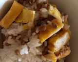 納豆とチキンナゲットのご飯(+きゅうり)作り方4写真
