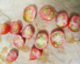 冷凍ミニトマトでスープ作り方3写真