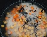 一歳離乳食 ひじきとコーンの炊き込みご飯作り方1写真