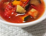 簡単トマトと茄子のスープ作り方4写真