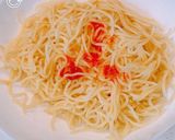 レンジで簡単！蒸し麺で、ペペロンチーノ作り方3写真