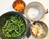 さやいんげんとちくわの炒め煮作り方1写真