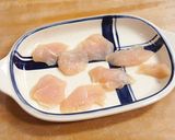 鶏ささ身と胡麻の冷やし麦茶漬け作り方1写真