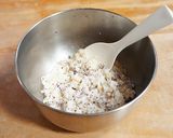 鶏ささ身と胡麻の冷やし麦茶漬け作り方4写真