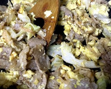切り干し大根とカルビ肉の卵炒め作り方5写真