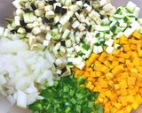 夏野菜カレーの春巻き～時々チーズin～作り方3写真