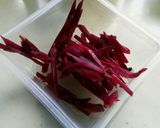 揚げの紅生姜と茗荷和え作り方6写真