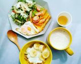 豆苗とみょうがのサラダ作り方6写真