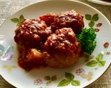お子様に♡トマトソースの小さなハンバーグ作り方6写真