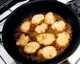 ニンニク甘醤油タレ☆豆腐と蓮根のつくね丼作り方4写真