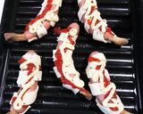 骨つきウィンナー ぐるぐるパイ焼き!作り方2写真