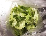 レンチンでキャベツの梅おかか和え作り方1写真