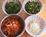 薬味たっぷり☆そぼろキムチ冷奴作り方3写真