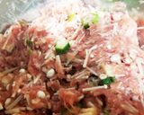 豚ひき肉のオクラハンバーグ作り方2写真