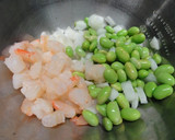 ＊えびと枝豆と玉ねぎのかき揚げ＊作り方1写真