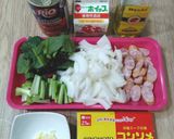 ウインナーと小松菜のトマトクリームパスタ作り方4写真