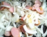 ウインナーと小松菜のトマトクリームパスタ作り方6写真
