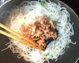 白滝とほうれん草のツナマヨ炒め作り方3写真