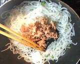 白滝とほうれん草のツナマヨ炒め作り方3写真