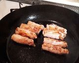 お弁当に☆セロリの豚肉巻き　柚子胡椒風味作り方4写真