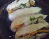 ささ身のあっさり梅味キノコ蒸し作り方3写真