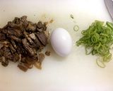 噛めば噛むほど味が出る●牛すじ煮込で炒飯作り方1写真