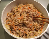 節約☆ソース焼きもやし☆焼きそば風作り方6写真