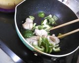 鶏とピーマン、卵の甘みそ炒め作り方4写真