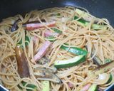 ベーコンと夏野菜と青唐辛子の簡単パスタ作り方11写真