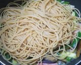ベーコンと夏野菜と青唐辛子の簡単パスタ作り方10写真