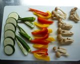 【低糖質】アヒージョ風夏野菜パン作り方4写真