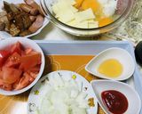 柿酢のケチャップ炒め on 焼TKG飯作り方2写真