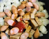 柿酢のケチャップ炒め on 焼TKG飯作り方7写真