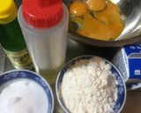 バナナチョコチップシフォンケーキ2台分作り方1写真