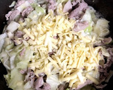 豚こまとキャベツのとろ〜りチーズ炒め作り方5写真