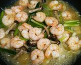 簡単♪美味しい☆海老ときのこの和風パスタ作り方7写真