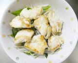 柔らか鶏むね肉ともやしで☆お好み焼き風！作り方10写真