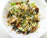 柔らか鶏むね肉ともやしで☆お好み焼き風！作り方14写真