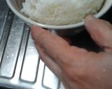お赤飯と白いごはんの、ふんわりおにぎり作り方10写真