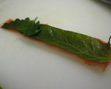 お弁当にも♪魚肉ソーしそ人参のまきまき天作り方2写真