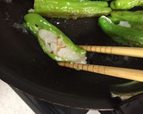 えびとししとうの挟み焼き！作り方1写真