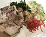塩煮豚と大葉ミョウガ炒飯作り方1写真