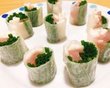 マグロと長芋の春巻き作り方5写真