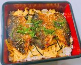 椎茸パウダー入りアジの蒲焼き重 華やか作り方8写真