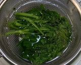咳を鎮める効果！春菊の胡麻和え作り方3写真