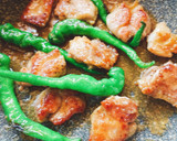 ししとうがらしと鶏のスタミナ味噌炒め❤️作り方6写真