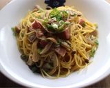ｍレンジで！きのことベーコンの和風パスタ作り方7写真